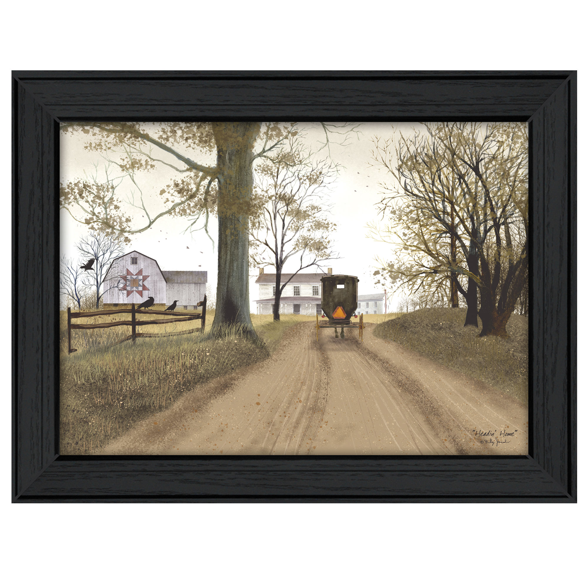 “Headin’ Home by Billy Jacobs” by Billy Jacobs Printed Framed Wall Art