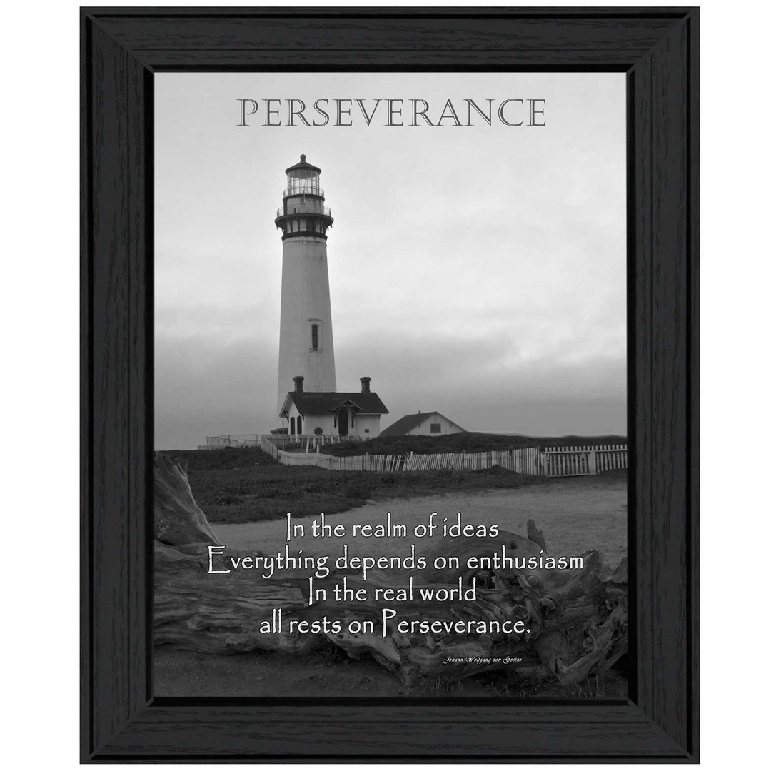 "Perseverance" by Trendy Decor 4U Printed Framed Wall Art eBay